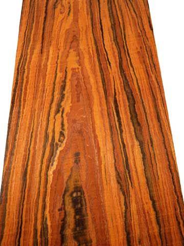 Palisander Holz Cocobolo SaRaiFo Actionwood Brett 83x21,5cm x 50mm