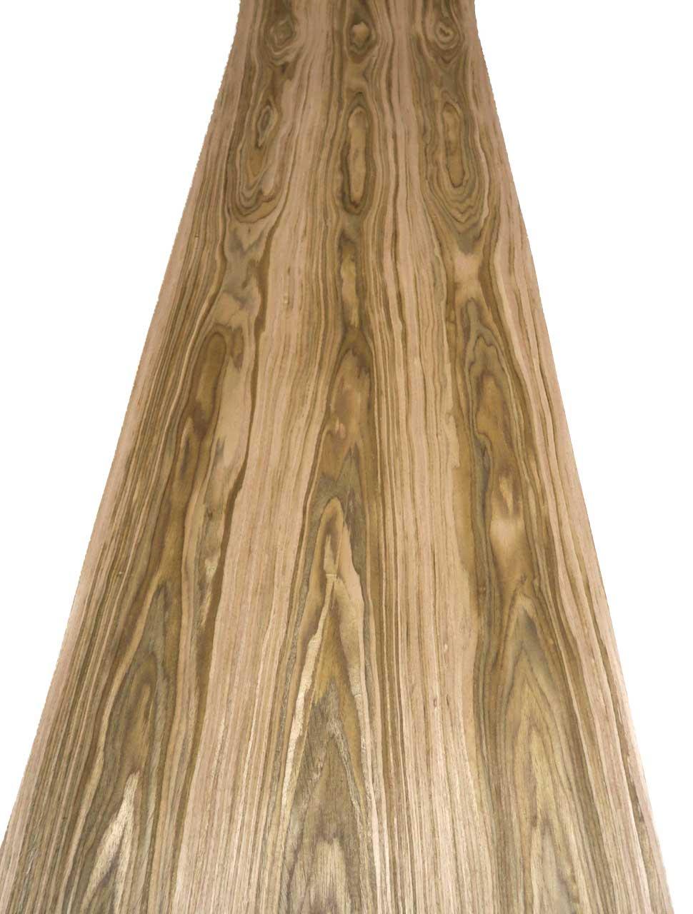 Walnut crown SaRaiFo veneer with fleece 250x64cm 1 sheet