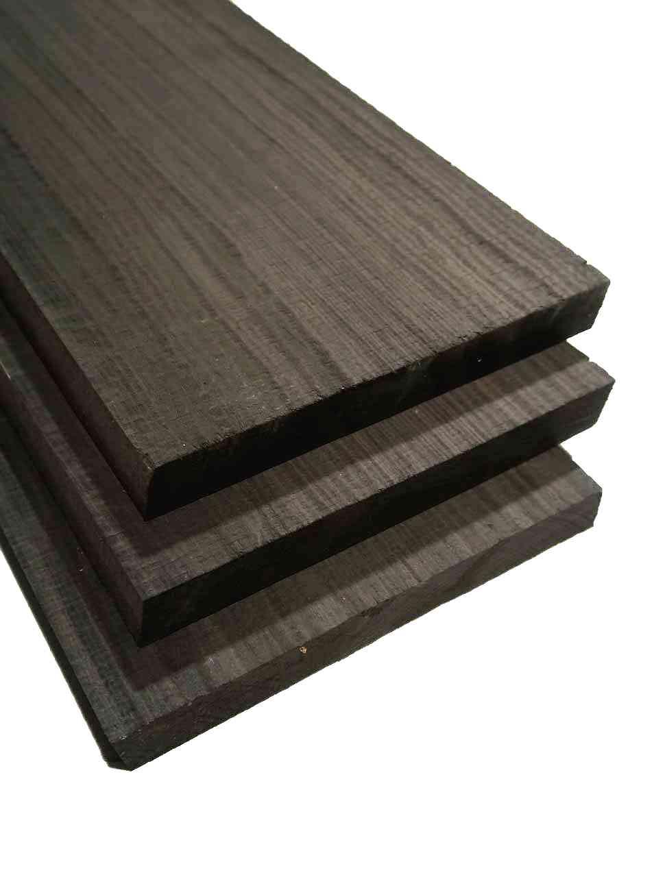 1x Mooreiche SaRaiFo schwarzes Holz 62x22cm x 60mm