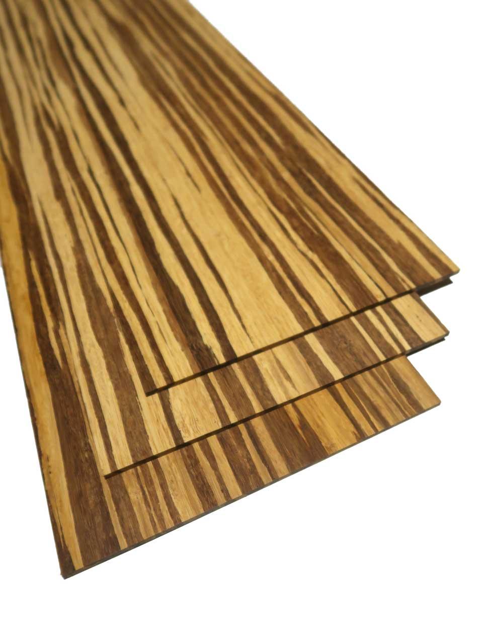 1x Bambus Brett Tigerwood Wild Platte 121x20cm x 17mm