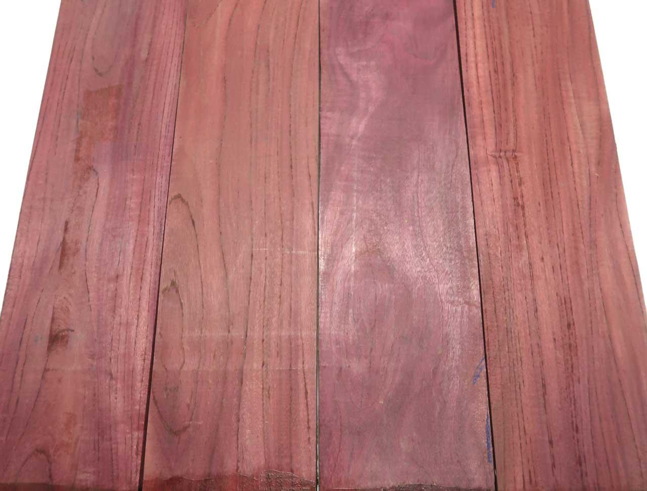 1x Amarant Holz Purpleheart Bohle 123x15,7cm x 48mm #T3