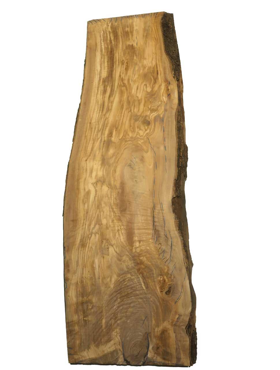1x Olivenholz Olivenbaum Baumscheibe Tisch 147x40-46cm x 52mm