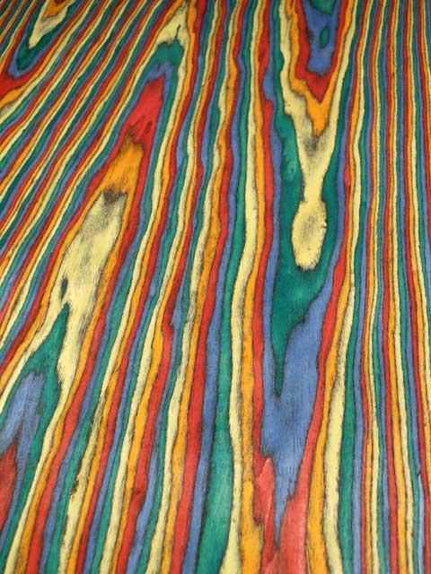 Regenbogen Furnier Rainbow Holz bunt gefärbt SaRaiFo 250x64cm Blume